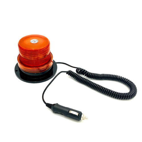 LED Strobe Amber Warning Light - Magnetic / Screw On