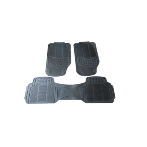 Rubber Car Mat Set - 3 Piece