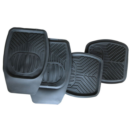 Rubber Car Mat Set Black