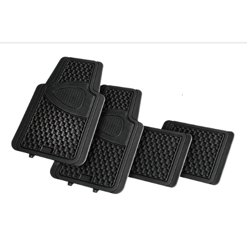 Heavy Duty Rubber Car Mat Set - 4 Piece