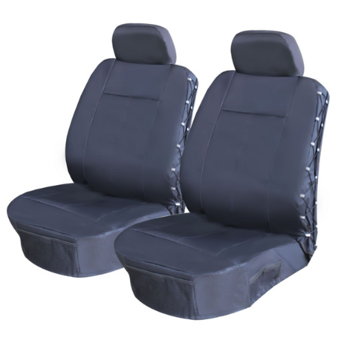 Black Safari 4 Piece Front Seat Cover Set