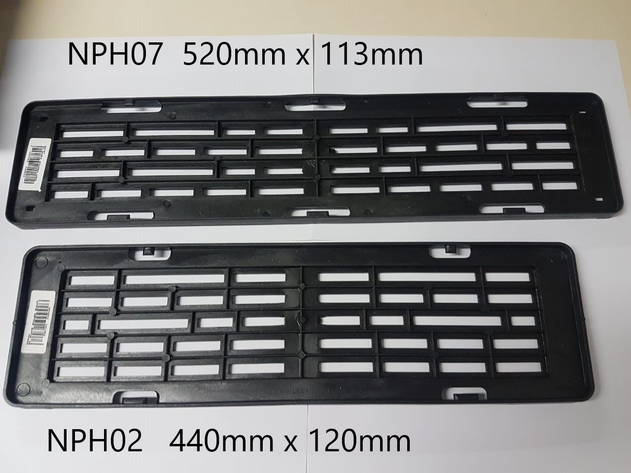 Number Plate Holder 520mm x 113mm