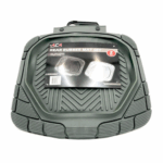 Grey Heavy Duty Rear Rubber Car Mat Set - 2 Piece